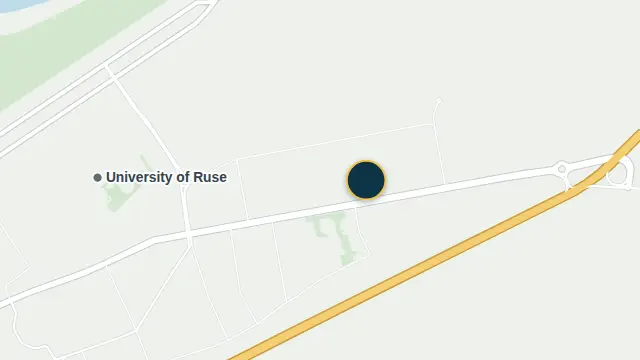 Where the building is, on the city map