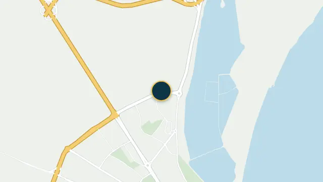 Where the building is, on the city map