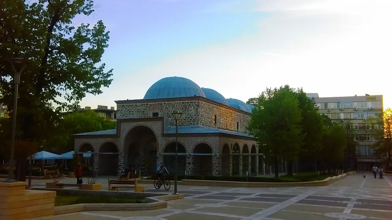 The Bezisten covered market in central Yambol
