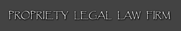 Propriety Legal logo
