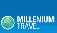 MILLENIUM TRAVEL logo