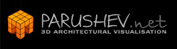Parushev.net 3D Architectural Vizualization logo