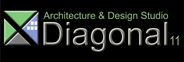 Architectural studio Diagonal 11 logo