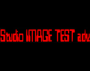 IMAGE TEST advertising logo