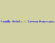 Family Hotel and Tavern PANORAMA logo
