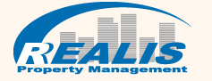 REALIS PROPERTY MANAGEMENT AD logo