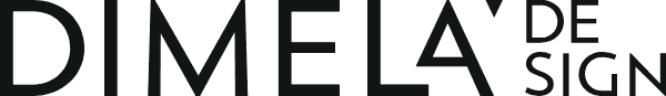 Dimela design logo